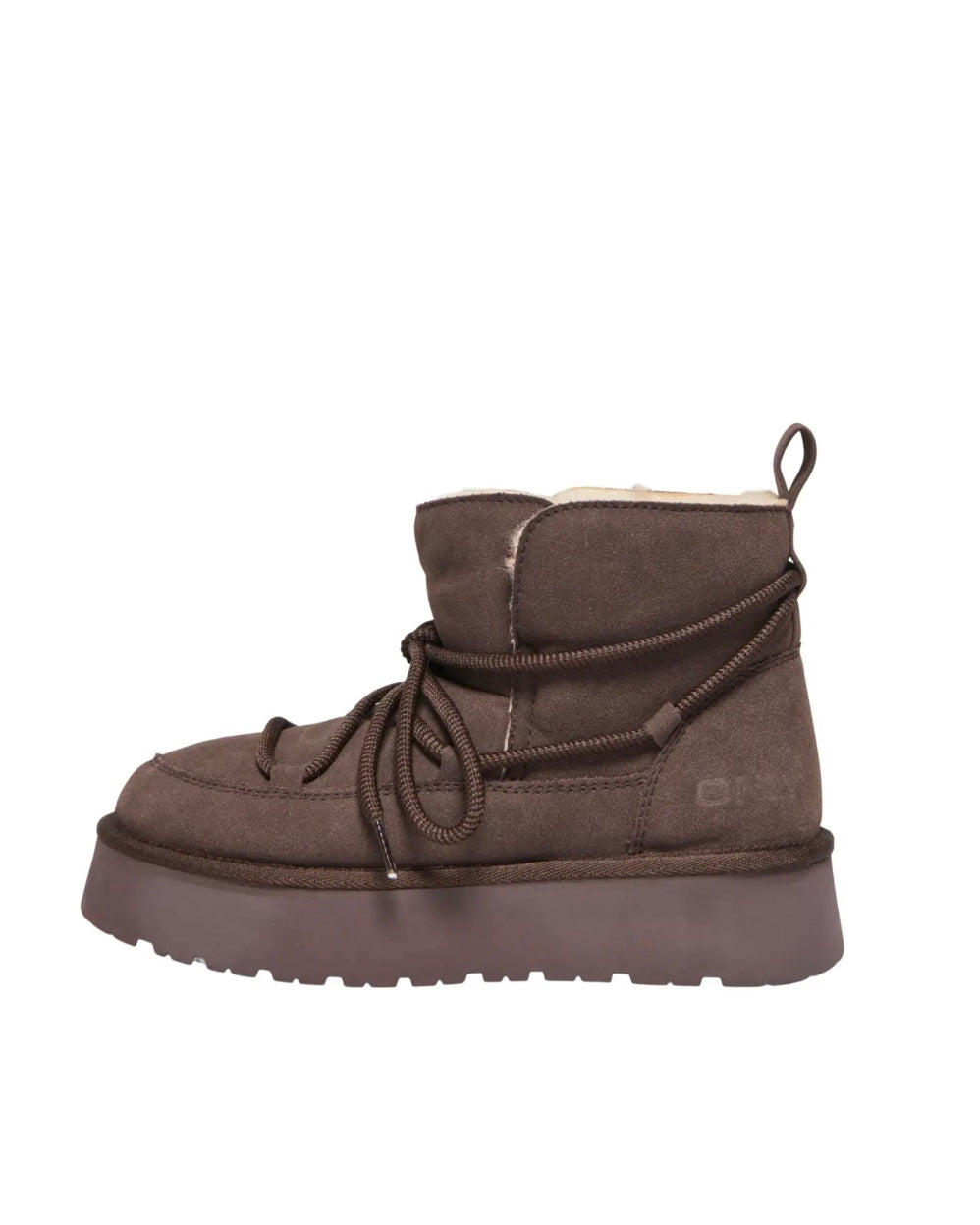 Only støvler fan felicia lace teddy platform bracken