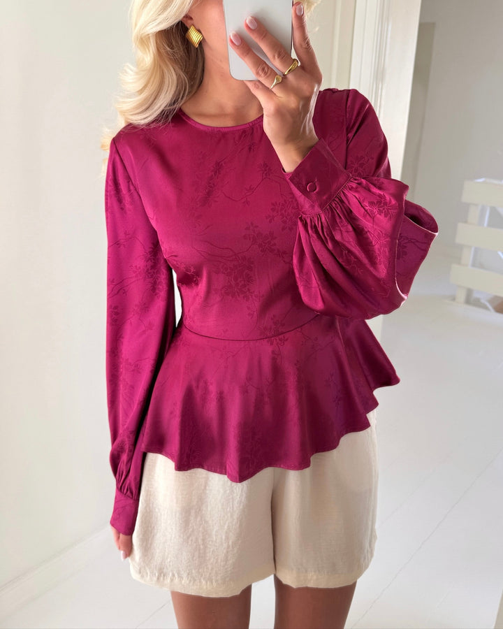 A-View bluse camino carbernet