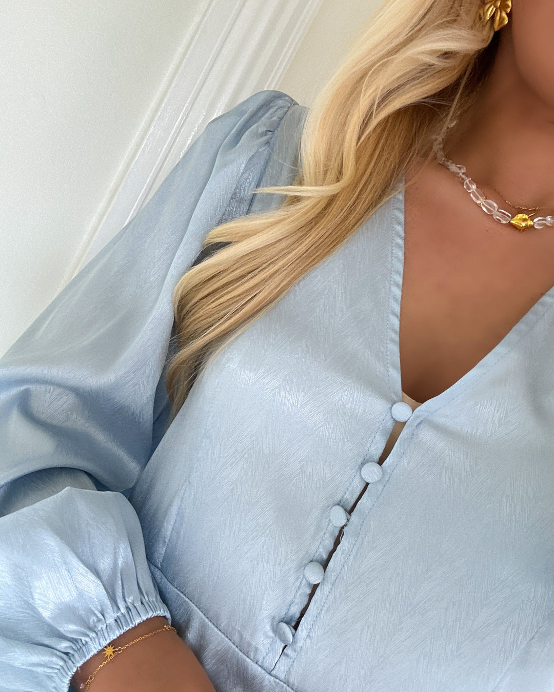 A-View kjole enitta light blue
