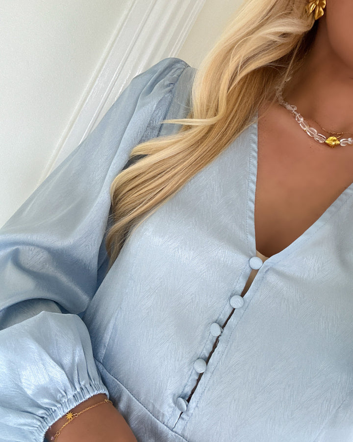 A-View kjole enitta light blue
