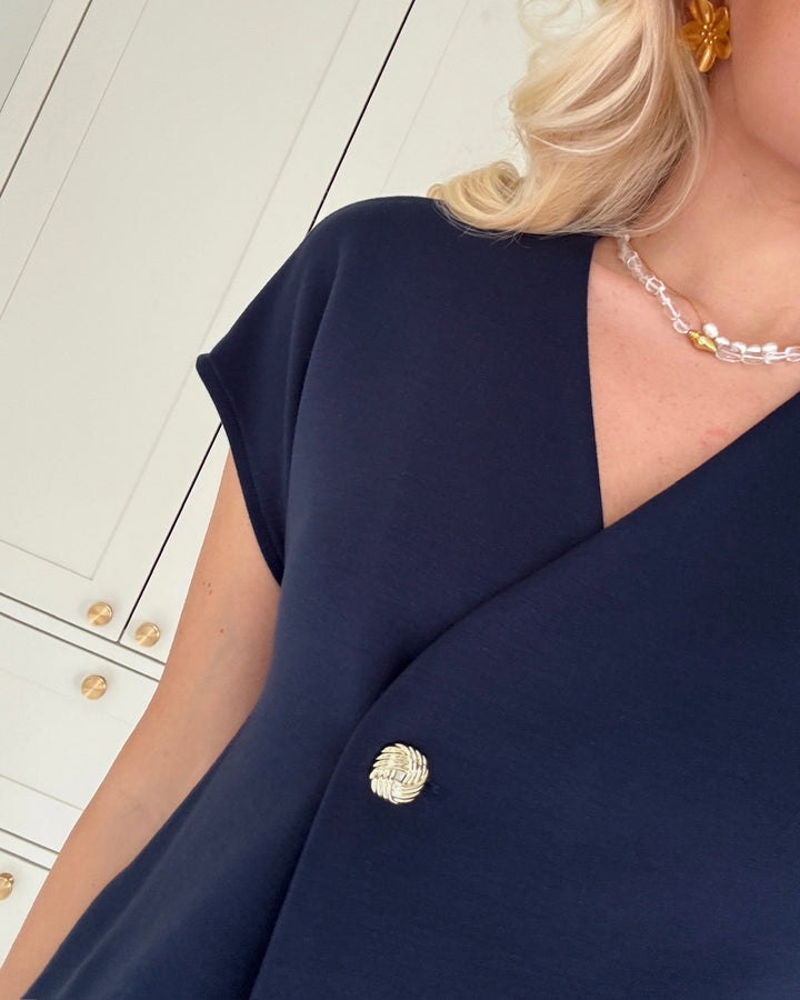 JDY top tami ss black iris