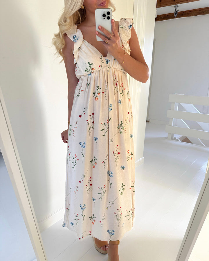 Vero Moda kjole josie sl ankle frill birch bina