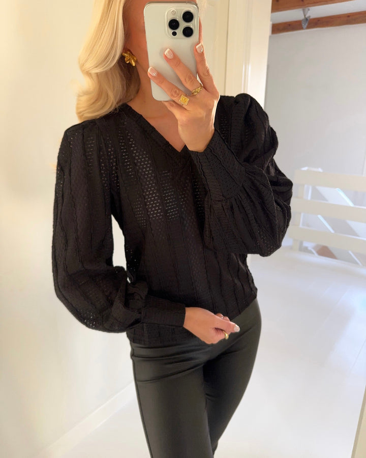 Sister's Point bluse eina-v.ls2 black