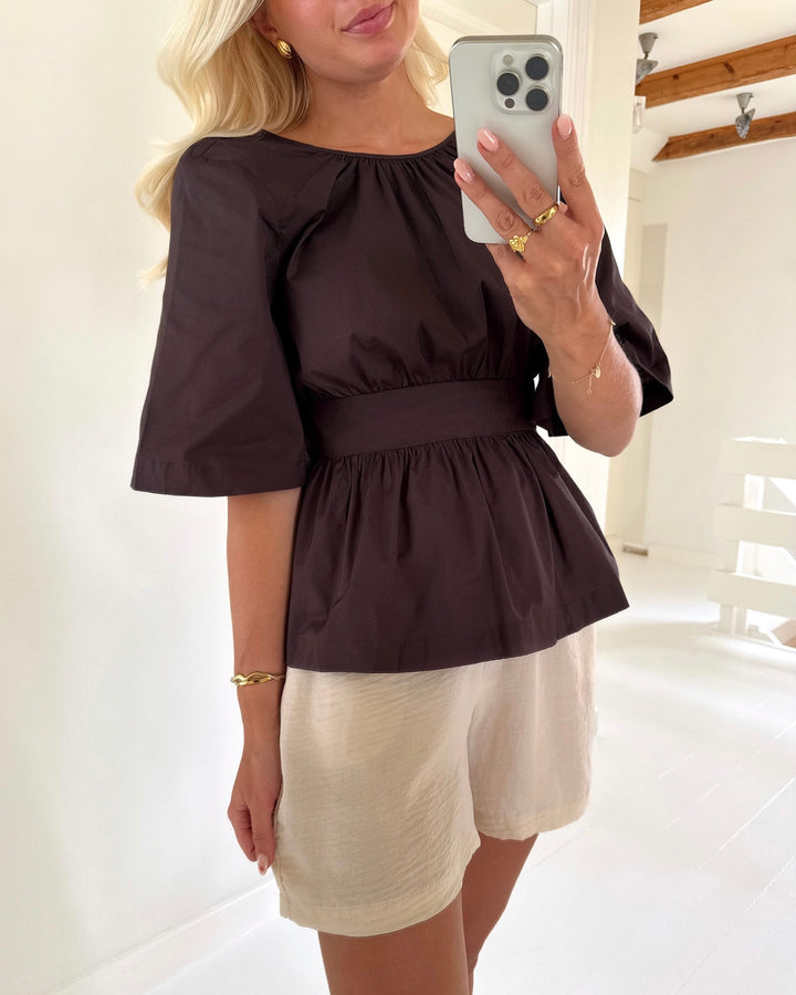 Vero Moda top friba 2/4 chocolate torte