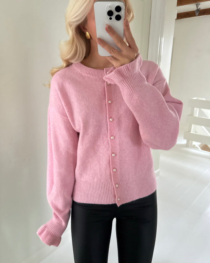 Only cardigan rima life ls romance rse/melange/pearl button