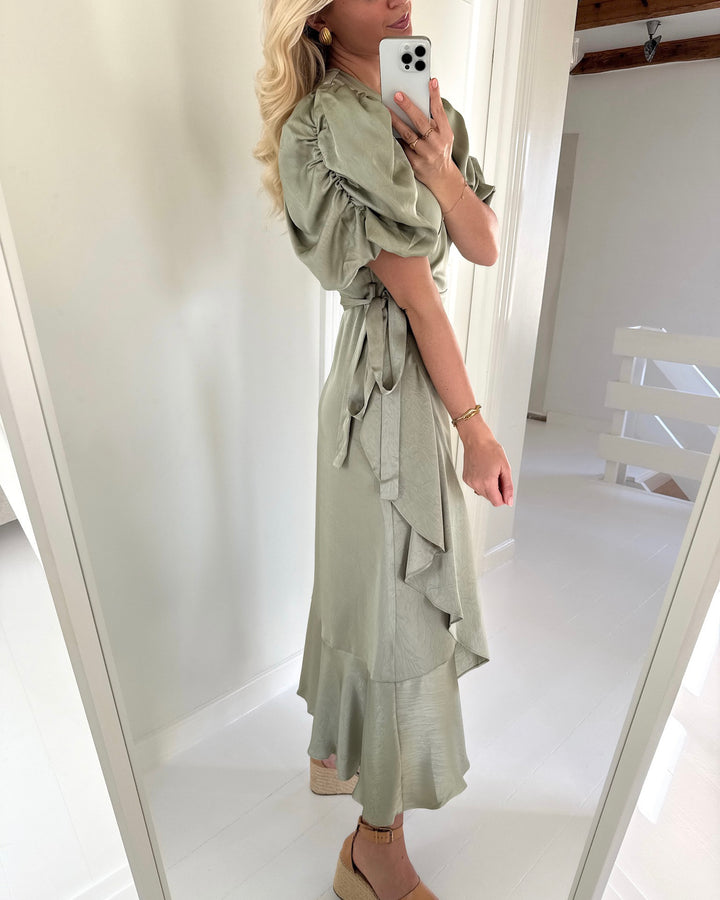 A-View kjole sinda dusty green
