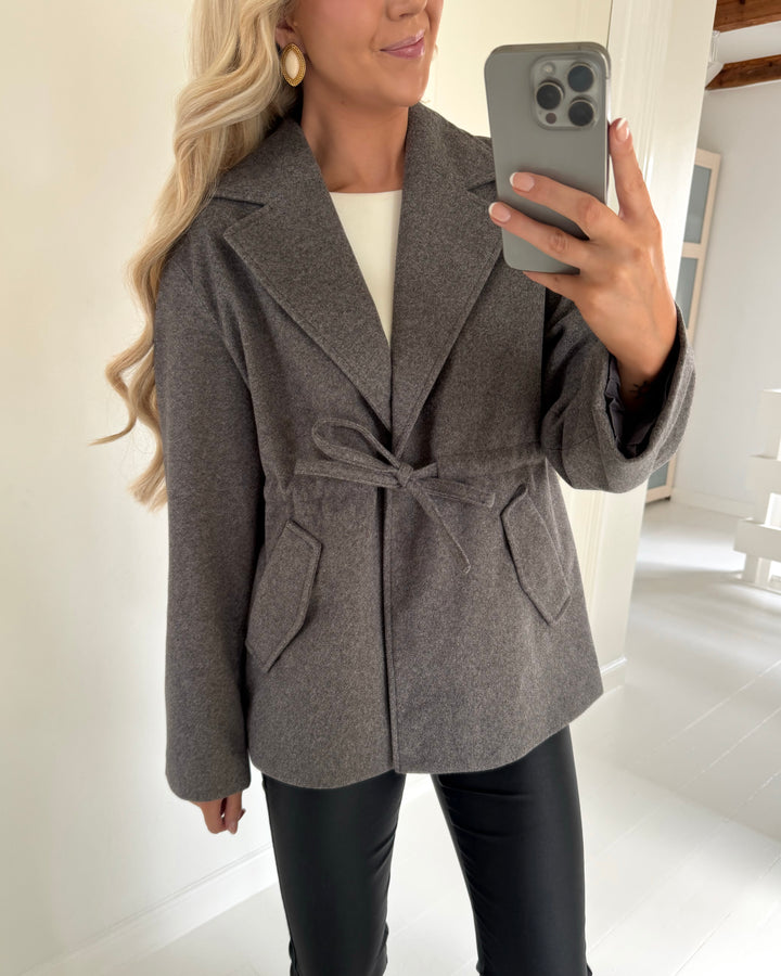 Vero Moda jakke ingrid medium grey melange