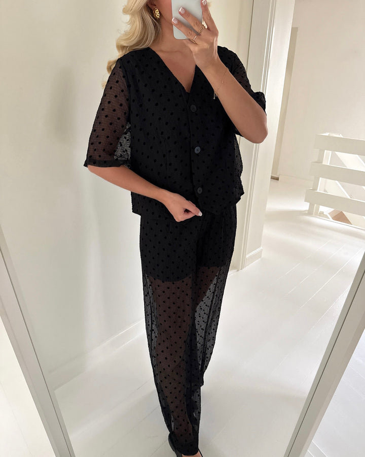 Love&Divine bukser love1419 black dot