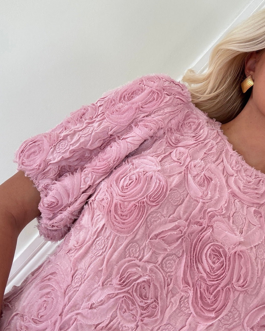 Y.A.S kjole linnea 2/4 long bleached mauve