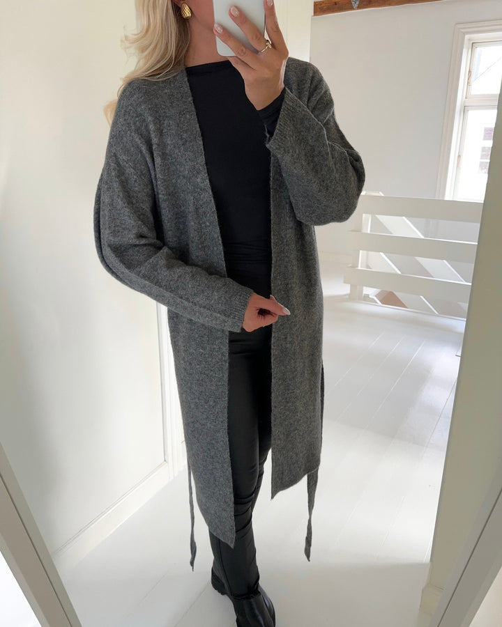 A-View cardigan pony knit grey