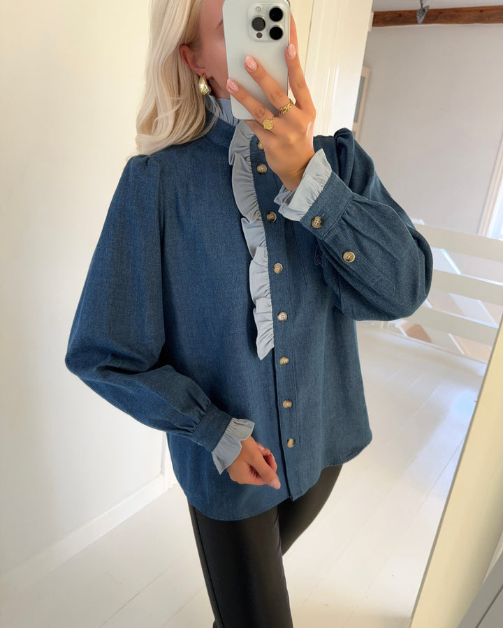 Stories from the Atelier skjorte nature medium blue