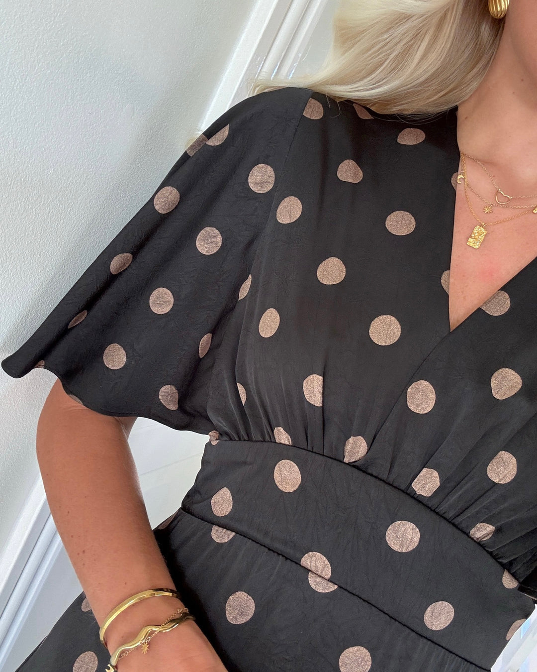 Sister's Point kjole gisela-dr black dot