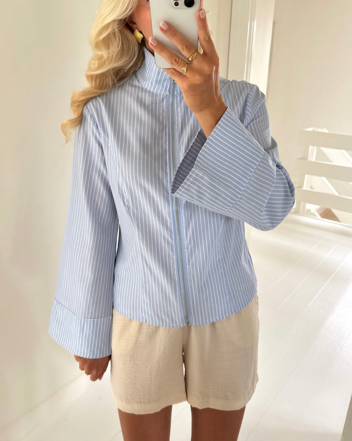 Sister's Point skjorte vilza-sh1 blue stripe