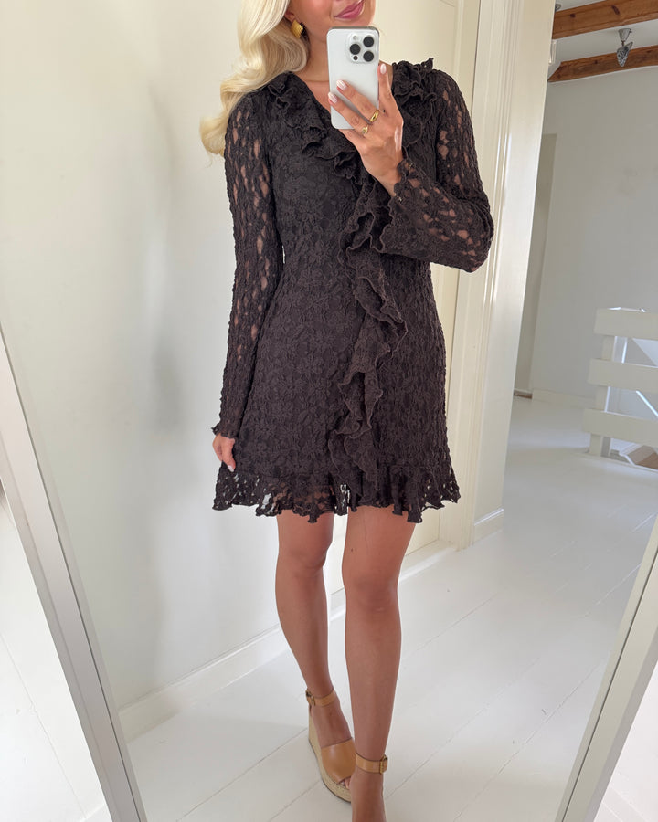 Aware by Vero Moda kjole kienna ls chocolate torte