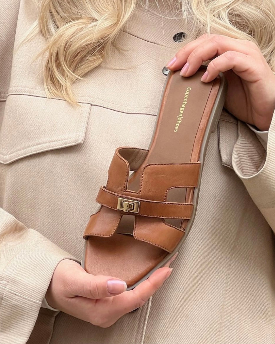 Copenhagen Shoes sandaler women's world cognac