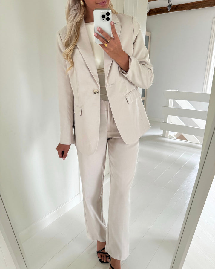 Vero Moda bukser ila mw tailored oatmeal