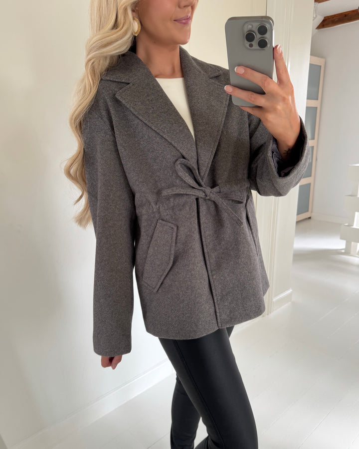 Vero Moda jakke ingrid medium grey melange