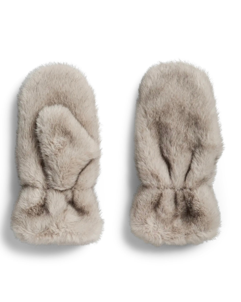 Pieces handsker jutlandia mittens greige