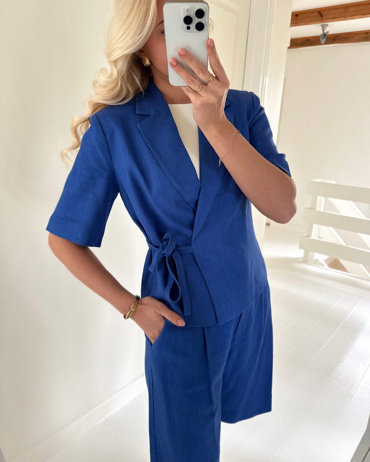 Y.A.S blazer primo 2/4 short dazzling blue