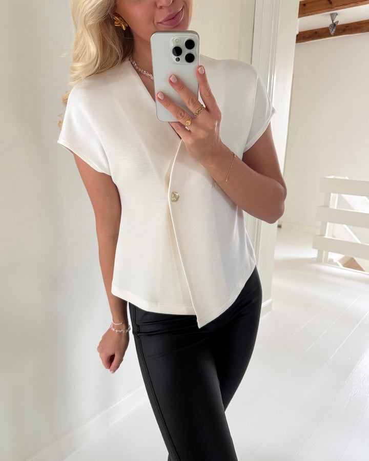 JDY top tami ss cloud dancer