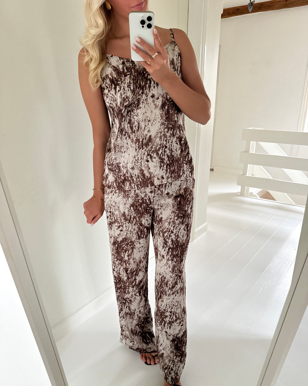 Love&Divine bukser love1024-45 brown graphic