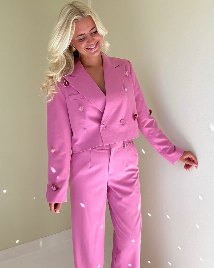 Y.A.S blazer midnight ls short orchid smoke