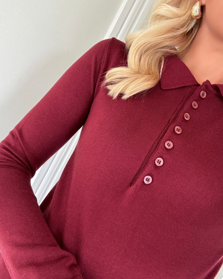 Only polo cathrine ls neck caberne