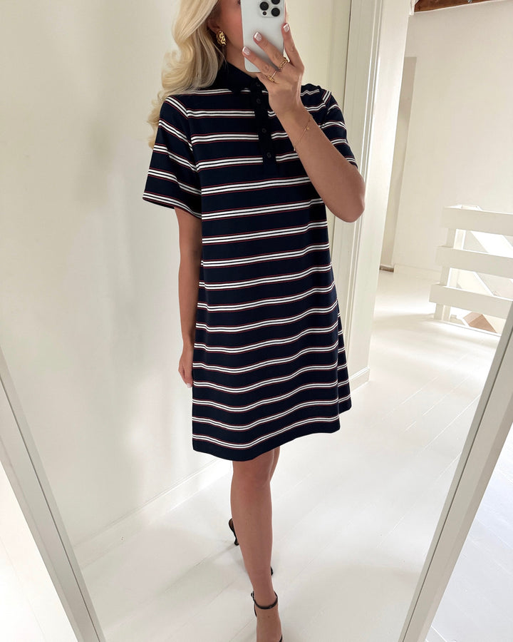 Love&Divine kjole love1349 navy/stripe