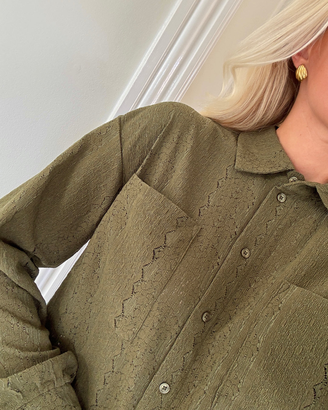 Vero Moda skjorte lizzie ls lace kalamata