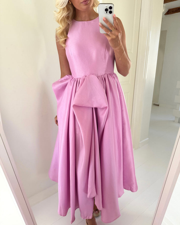 Y.A.S kjole ellina sl long pink frosting