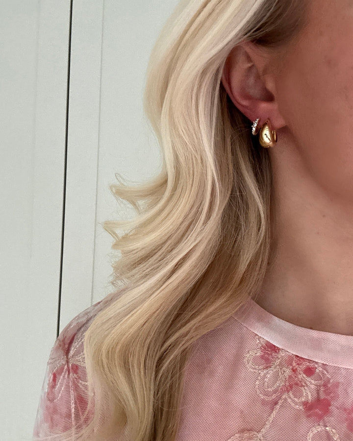 Pieces øreringe otelia 3-pack gold colour