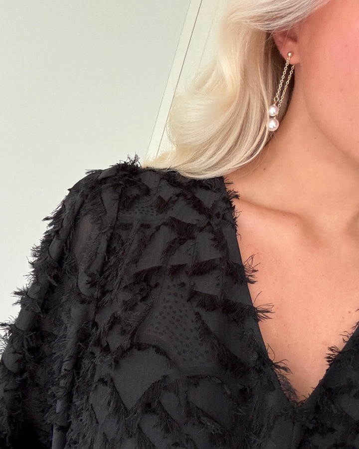 Pieces øreringe fioni gold colour/mop