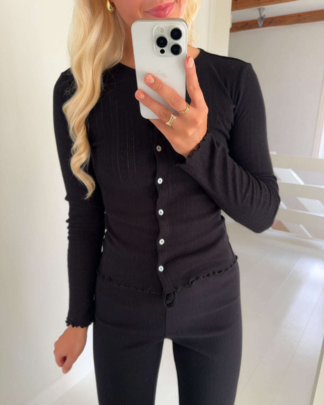 JDY cardigan salsa life l/s new jrs dia black