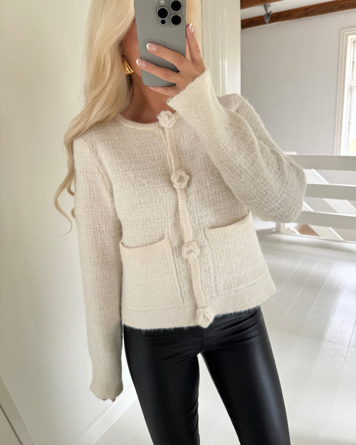 Vero Moda cardigan blossom ls o-neck birch/melange