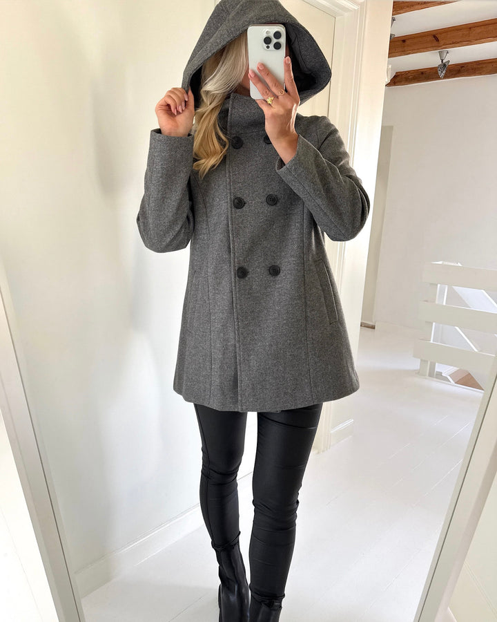 Vero Moda jakke fortuneshila medium grey melange