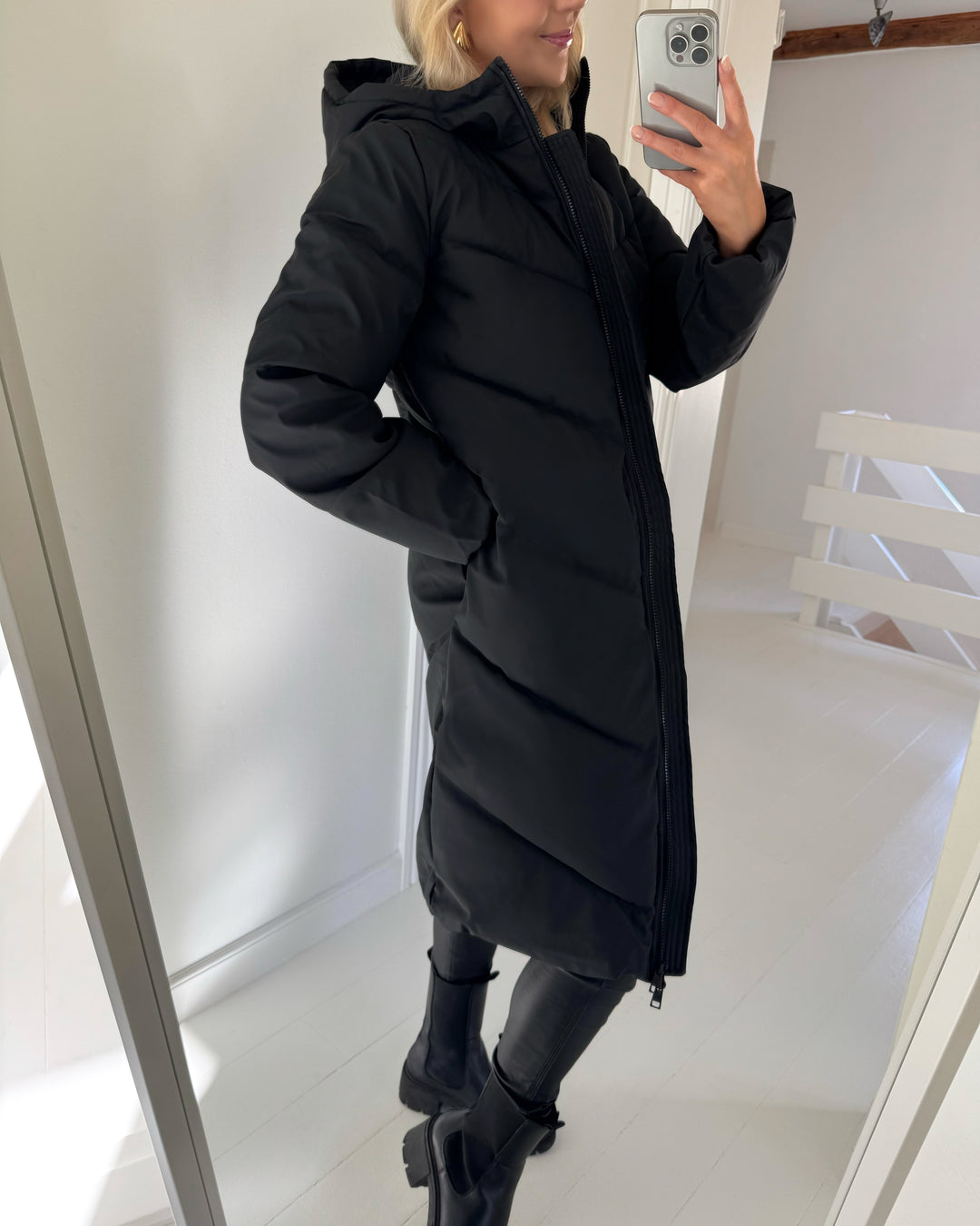 JDY jakke ulrikka life water repellent puffa black