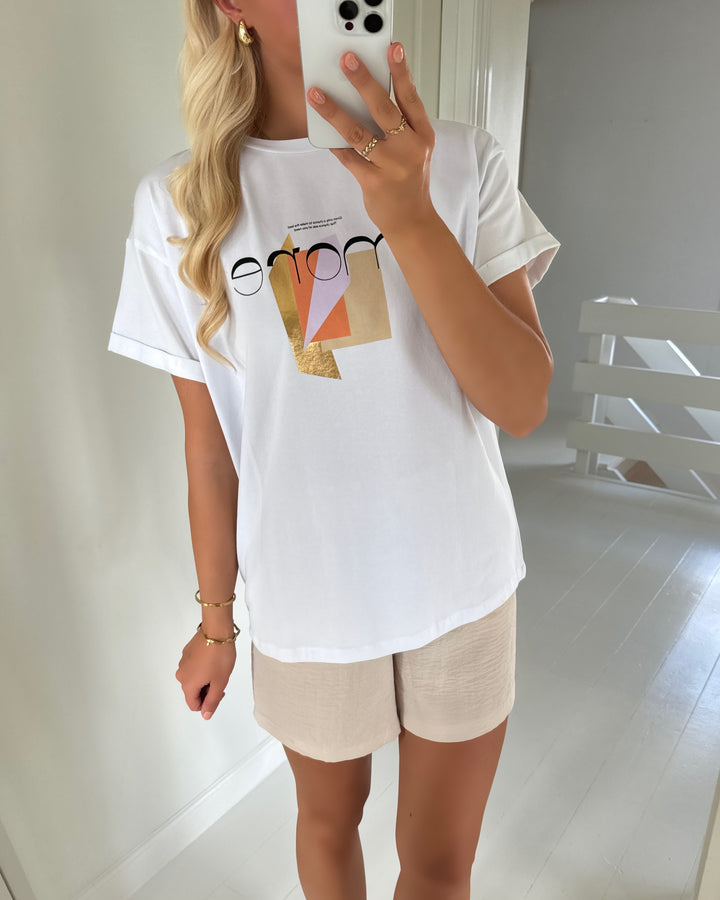 Love&Divine t-shirt love443-6 white/multi