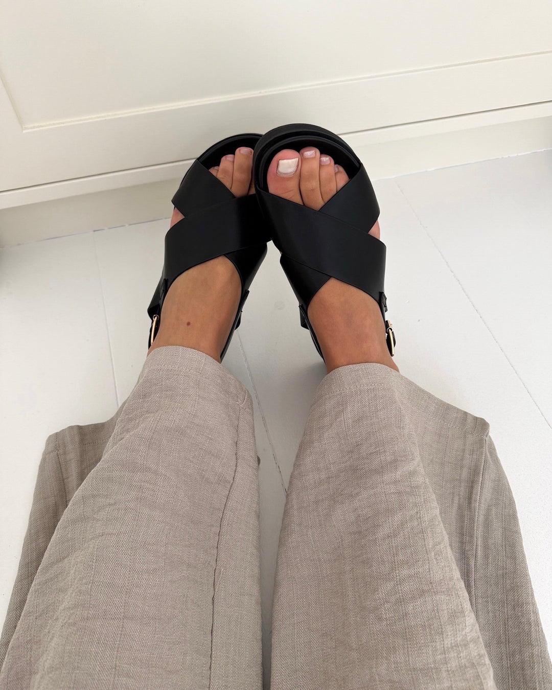 Only sandaler minnie-2 pu black - FORUDBESTILLING LEV. UGE 24