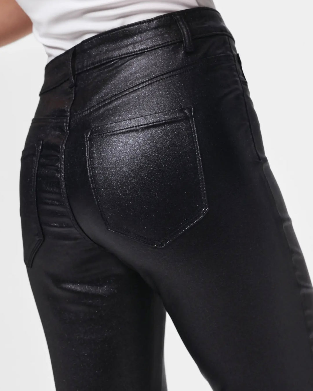 Pieces leggings highskin wear black glitter