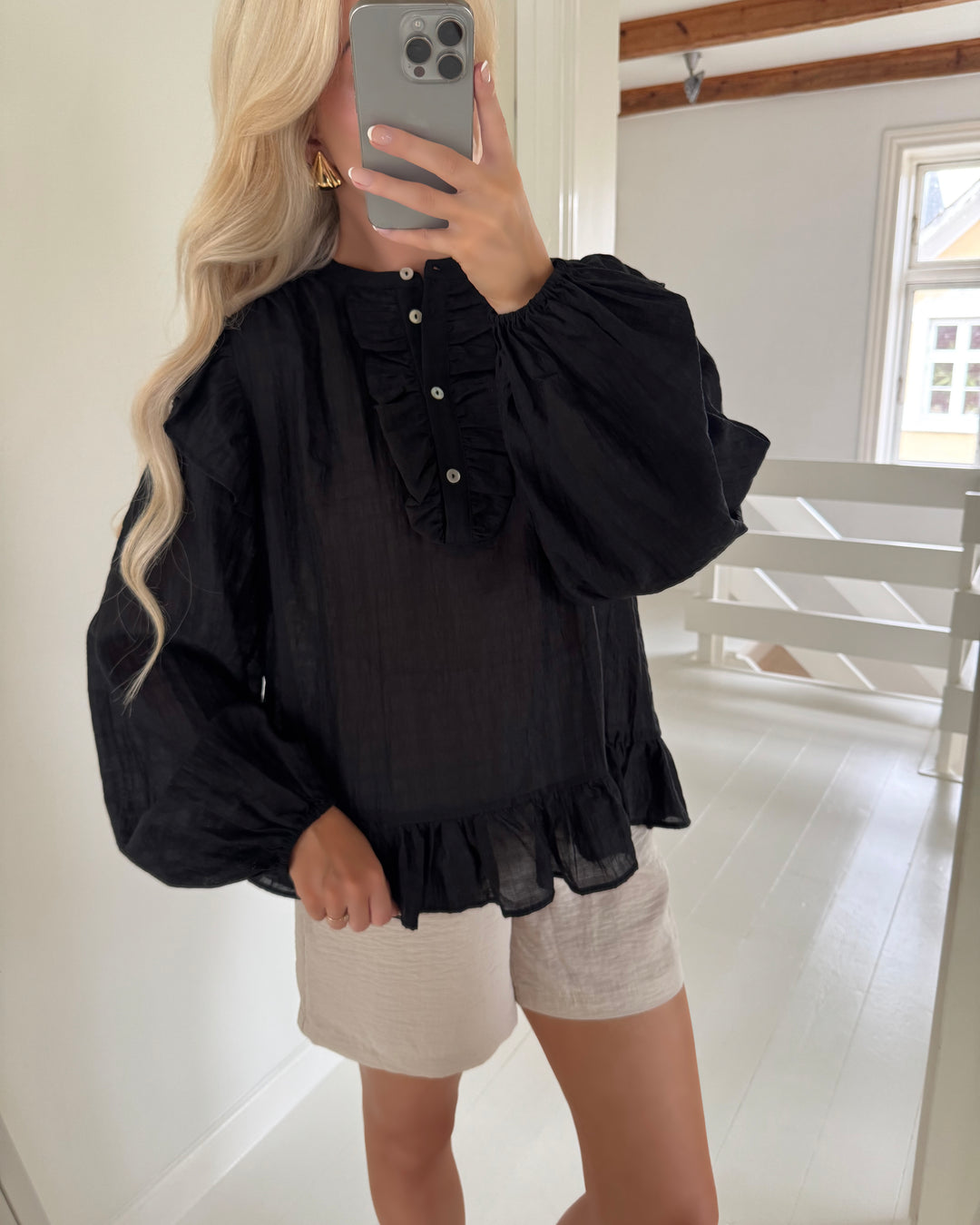 Love&Divine bluse love1236 black