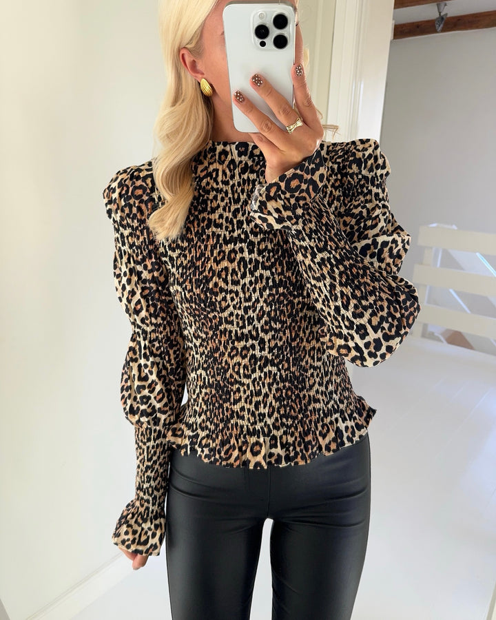 Y.A.S bluse chemma ls smock nomad/leonora print - FORUDBESTILLING LEV. UGE 43