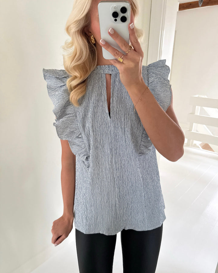 Love&Divine top love1327 blue/white stripe