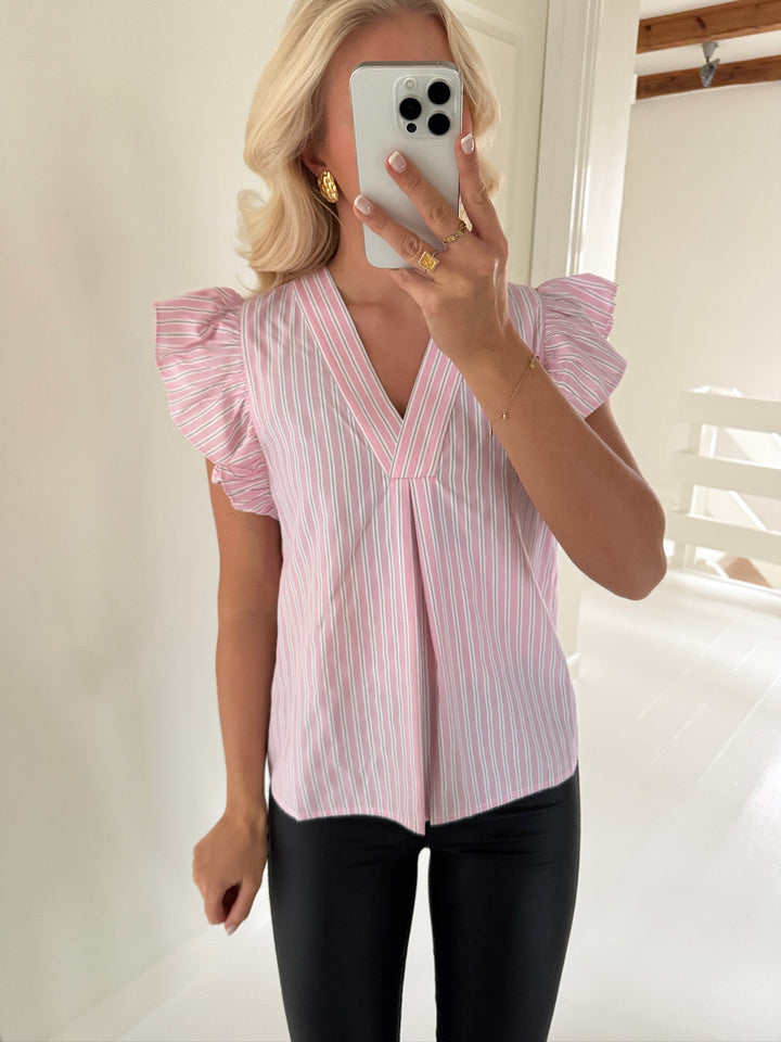 Love&Divine top love1382 baby pink/stripe