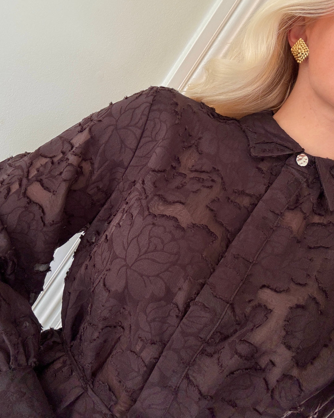 Vero Moda skjorte joy ls chocolate torte