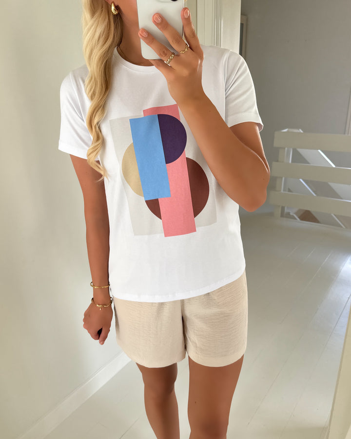 Sister's Point t-shirt puk ss5 white/graphic