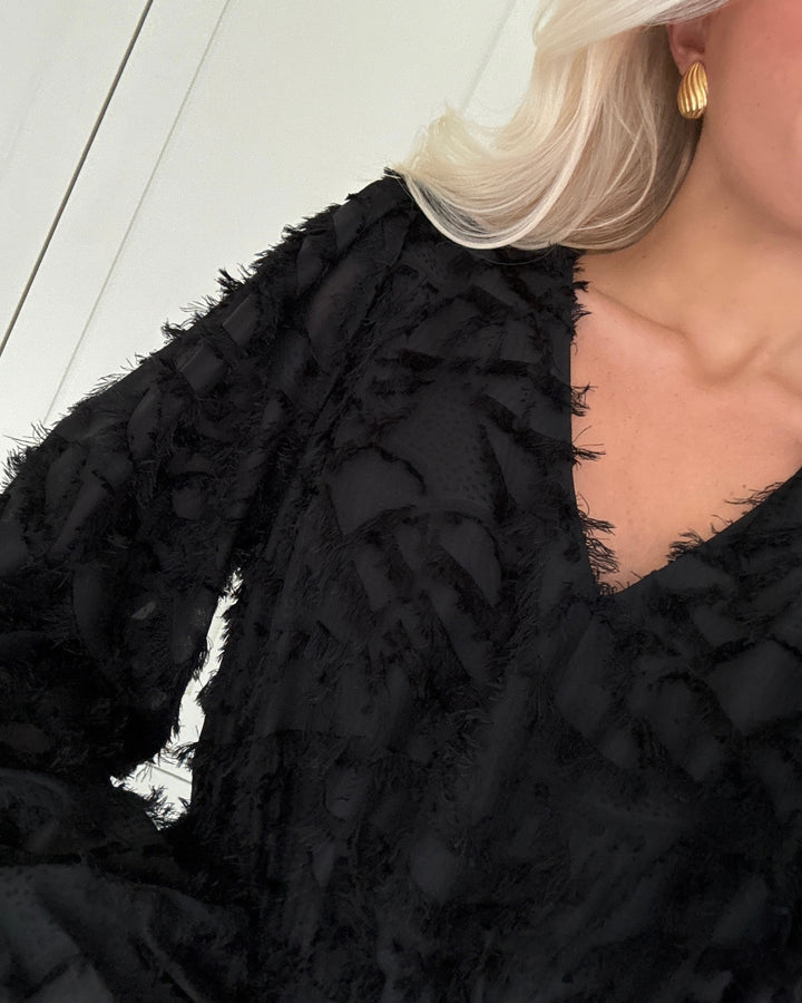 Y.A.S kjole paria ls black - FORUDBESTILLING LEV. UGE 1