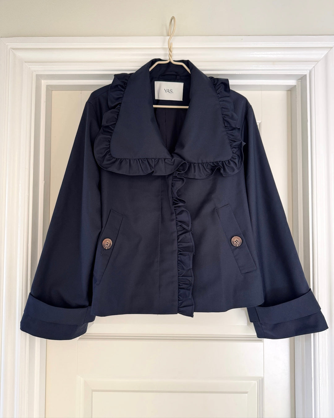 Y.A.S frakke elsana ls short navy blazer