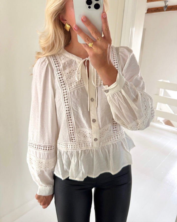 Vero Moda top jules snow white