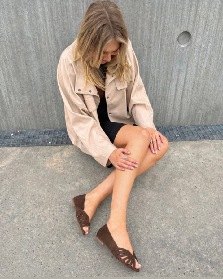 Copenhagen Shoes passionate suede dark brown