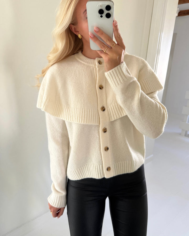 Vero Moda cardigan lilli ls o-neck cape birch